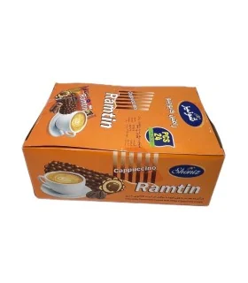 شکلات رامتین کاپوچینو شونیز 19 گرم بسته 24 عددی