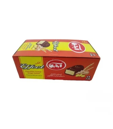 شیرینی زنجبیلی با روکش فرآورده کاکائویی آیدین - 456 گرم بسته 48 عددی