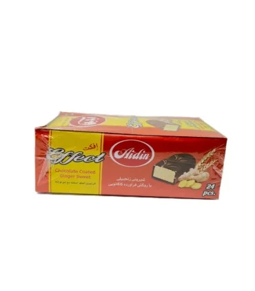 شیرینی زنجبیلی با روکش فرآورده کاکائویی آیدین - 456 گرم بسته 48 عددی