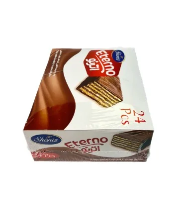 ویفر با روکش شکلات اترنو شونیز وزن 24 گرمی (جعبه 24 عددی)