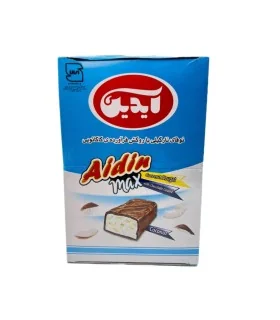 نوقای سفید نارگیلی با روکش فراورده کاکائویی شیری-24عددی