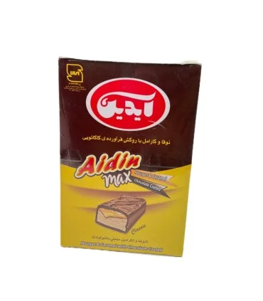 نوقا و کارامل با روکش فراورده کاکائو آیدین - 24 عددی