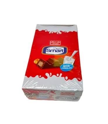 شکلات شیری مغزدار فندقی دریم اسمارت شیرین عسل 18 گرم بسته 36 عددی
