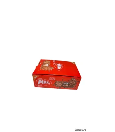 ویفر روکش کاکائو با طعم فندق مکسی شیرین عسل - 30گرم بسته 24 عددی