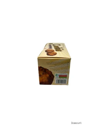 شیرینی کوکی با کشمش و مغز گردو نادری - 40 گرم بسته 12 عددی