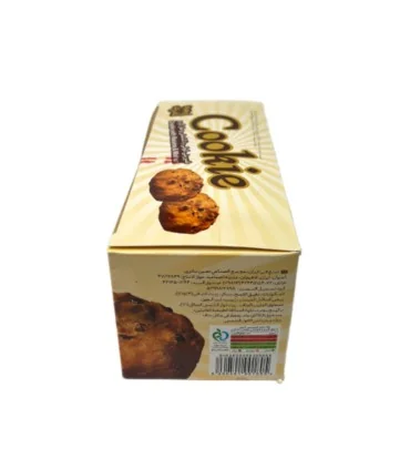 شیرینی کوکی با کشمش و مغز گردو نادری - 40 گرم بسته 12 عددی