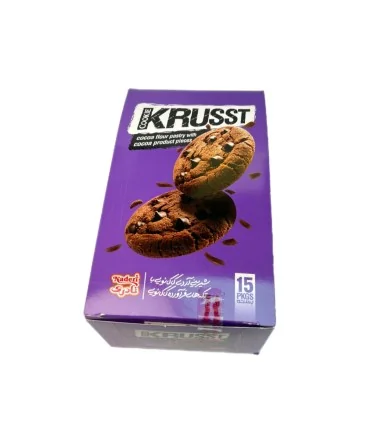 کوکی شکلاتی نادری - 25 گرم بسته 15 عددی