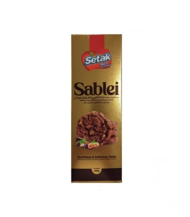 بیسکویت چند غله کاکائویی با مغزهای خوراکی ستاک 280گرم