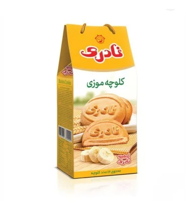 کلوچه موزی نادری بسته 12 عددی