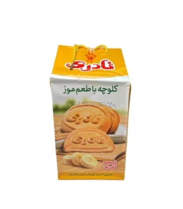 کلوچه موزی نادری بسته 12 عددی