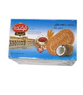 بیسکویت با طعم نارگیل و تزئین شکر 850 گرم