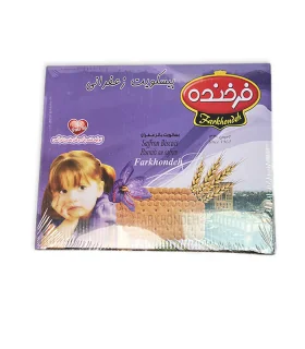بیسکویت زعفرانی فرخنده 850 گرم