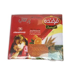 بیسکویت با طعم پرتغال فرخنده 850 گرم