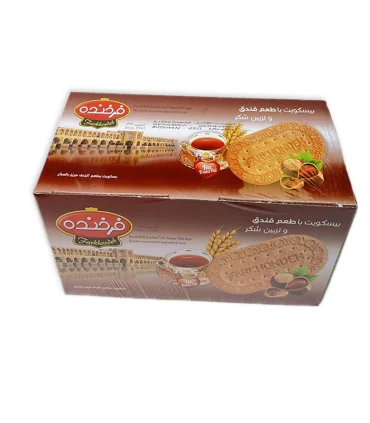 بیسکویت با طعم فندوق فرخنده 400 گرم