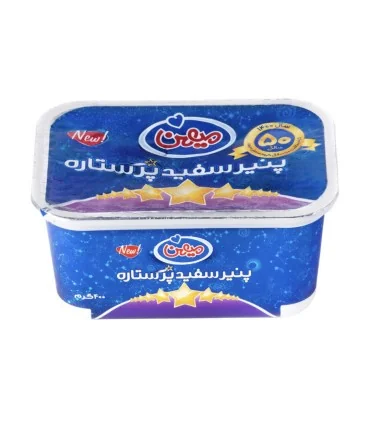پنیر سفید پرستاره میهن 400 گرمی