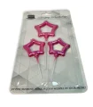 شمع تولد مدل ستاره ای 3 عددی