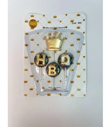شمع‌های طرح Happy Birthday