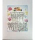 شمع تولد مدل Happy Birthday نقره‌ای