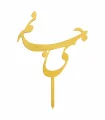 تاپر طلایی کیک نیمه ی جانم