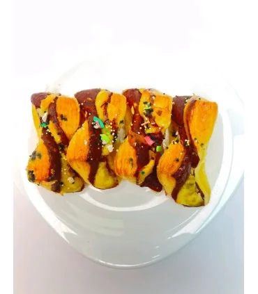 شیرینی خشک پیچ طرحدار