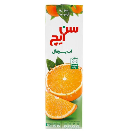 آب پرتقال پالپی 1 لیتری سن‌ ایچ