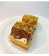 شیرینی کاکائویی دورنگ با مغز پسته