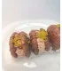 شیرینی لطیفه نارگیلی کاکائویی با پودر پسته
