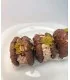 شیرینی لطیفه نارگیلی کاکائویی با پودر پسته