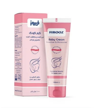 کرم کودک نرم کننده و محافظت کننده فیروز100میلی لیتر