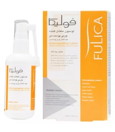 لوسیون مو متعادل کننده چربی پوست سر 75 میل فولیکا_Fulica