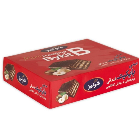 ویفر شکلاتی مینی بایکیت فندقی شونیز 500 گرم