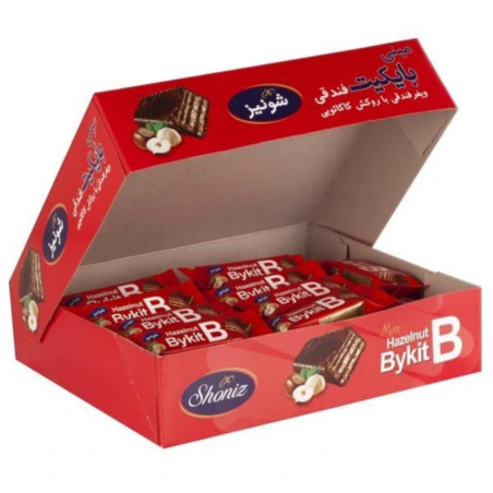 ویفر شکلاتی مینی بایکیت فندقی شونیز 500 گرم
