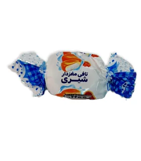 شکلات تافی مغزدار شیری