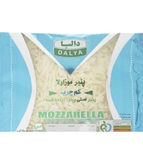 پنیر موزارلا کم چرب رنده شده 250 گرمی دالیا