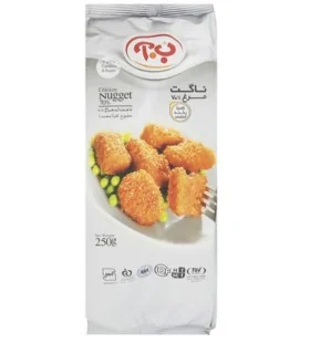 ناگت مرغ ب.آ مقدار 250 گرم