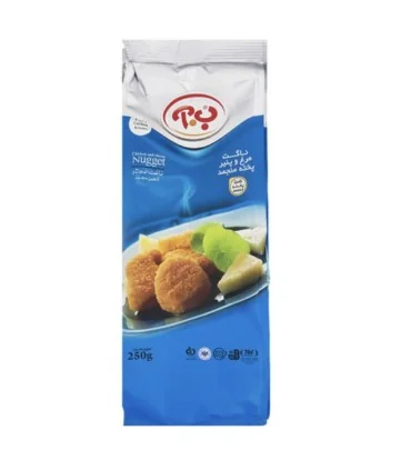 ناگت مرغ و پنیر ب.آ 250 گرمی
