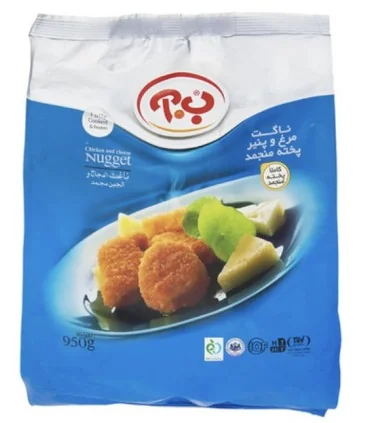 ناگت مرغ و پنیر ب.آ مقدار 950 گرم