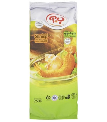 میگو سوخاری ب.آ مقدار 250 گرم