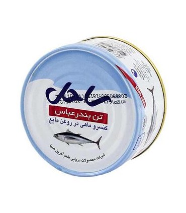 کنسرو تن ماهی ساحل در روغن مایع _180گرم
