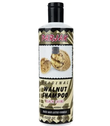 شامپو پرژک مدل گردو مناسب انواع مو حجم 450 میلی لیتر