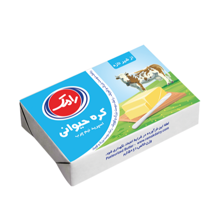 کره حیوانی نیم چرب رامک _50گرم