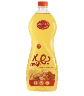 روغن مایع سرخ کردنی بهار الماس - 900 میلی لیتر