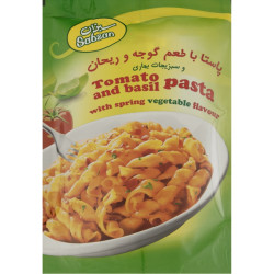 پاستا با طعم گوجه و ریحان سبزان - 180 گرم