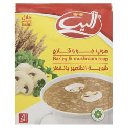 سوپ نیمه آماده جو و قارچ الیت مقدار 65 گرم