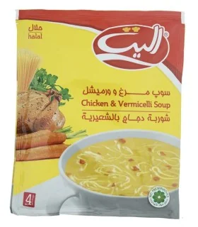 سوپ مرغ و ورمیشل الیت - 75 گرم