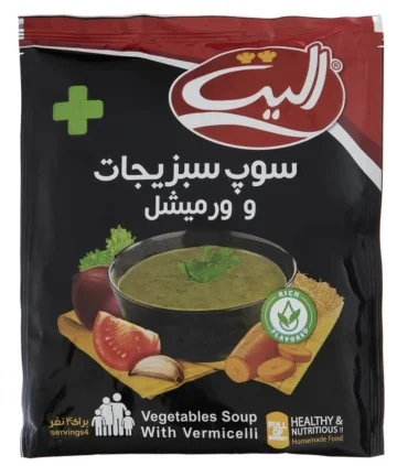 سوپ سبزیجات و ورمیشل الیت - 80 گرم