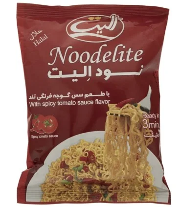 نودل با طعم سس گوجه فرنگی تند الیت - 75 گرم