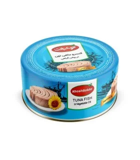 کنسرو تن ماهی در روغن گیاهی خوشبخت - 180 گرم