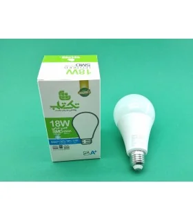 لامپ حبابی 18 وات ال ای دی تک تاب