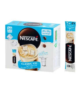 پودر مخلوط قهوه فوری سرد کلاسیک نسکافه بسته 20 عددی